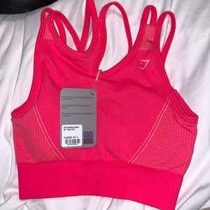 NWT Gymshark Neon Pink Ultra Seamless Sports Bra Small